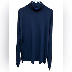 J. Crew Sport Mens Black Turtleneck Size Large.